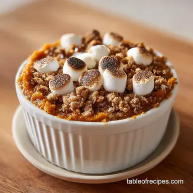 Sweet Potato Casserole for 8 Servings: Baked and Golden