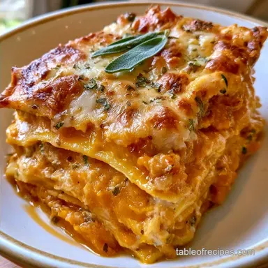 Pumpkin Lasagna in 60 Minutes