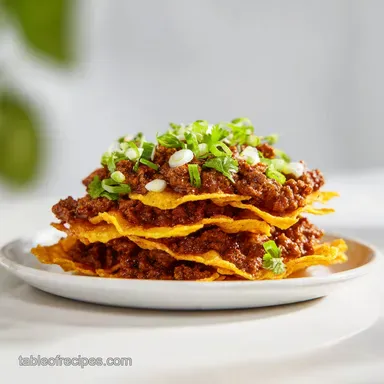 Walking Taco Casserole with Cream Cheese Recipe Card