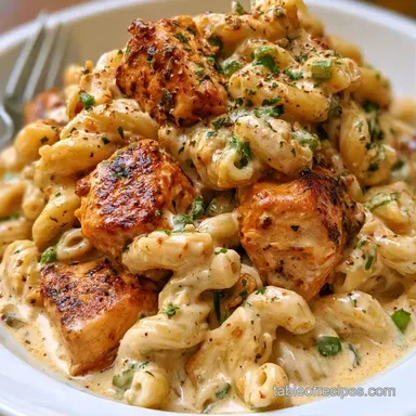 White Chicken Chili Mac One-Pot Recipe Card