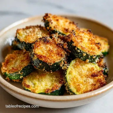 Zucchini Garlic Bites: Party-Ready Recipe Card