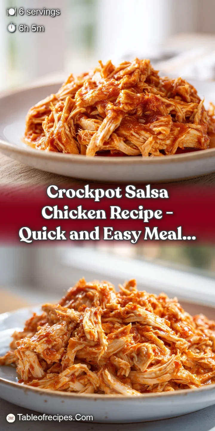 Close-up of juicy, tender chicken thighs drenched in a chunky red salsa with glints of moisture and fresh herbs.