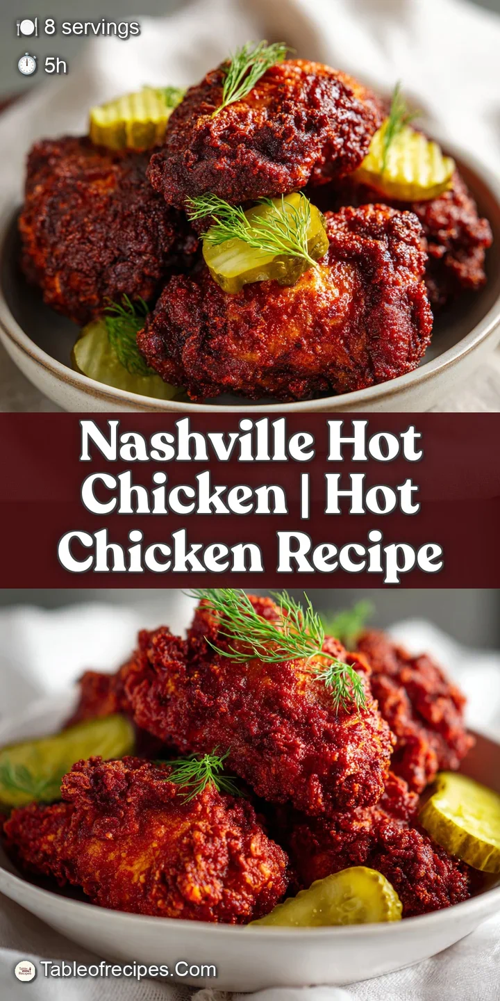 Extreme close-up of glistening, spicy red chicken skin with a rugged, crunchy texture and droplets of hot oil.