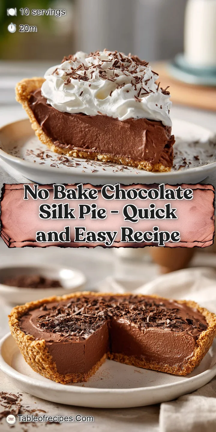 Close-up of a rich, dark chocolate pie filling with a velvety, smooth texture.