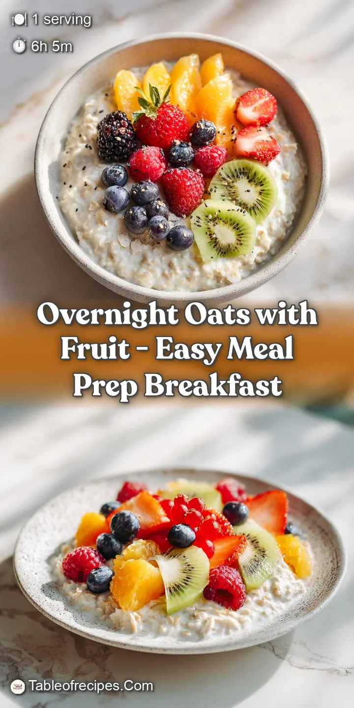 Close-up of thick, creamy oats swirled with bright red raspberries and blueberries, with a satisfying texture.