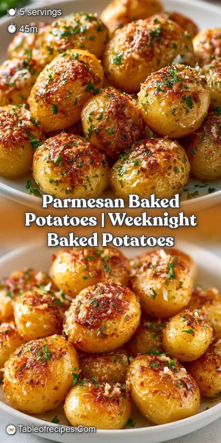 Close-up of crispy, golden-brown roasted potato edges with a melted parmesan crust and flaky sea salt crystals.