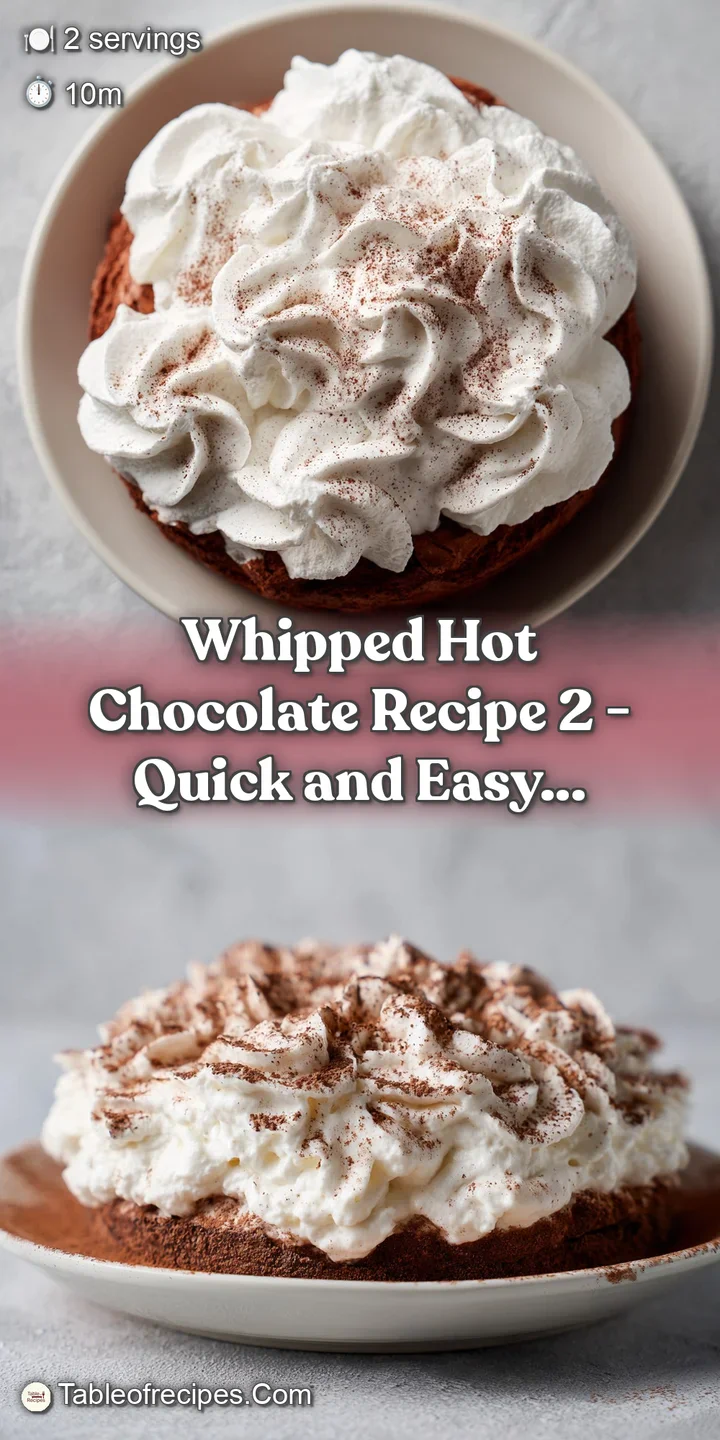 Close-up of velvety chocolate swirls meeting airy, cloud-like whipped cream peaks topped with fine cocoa powder.
