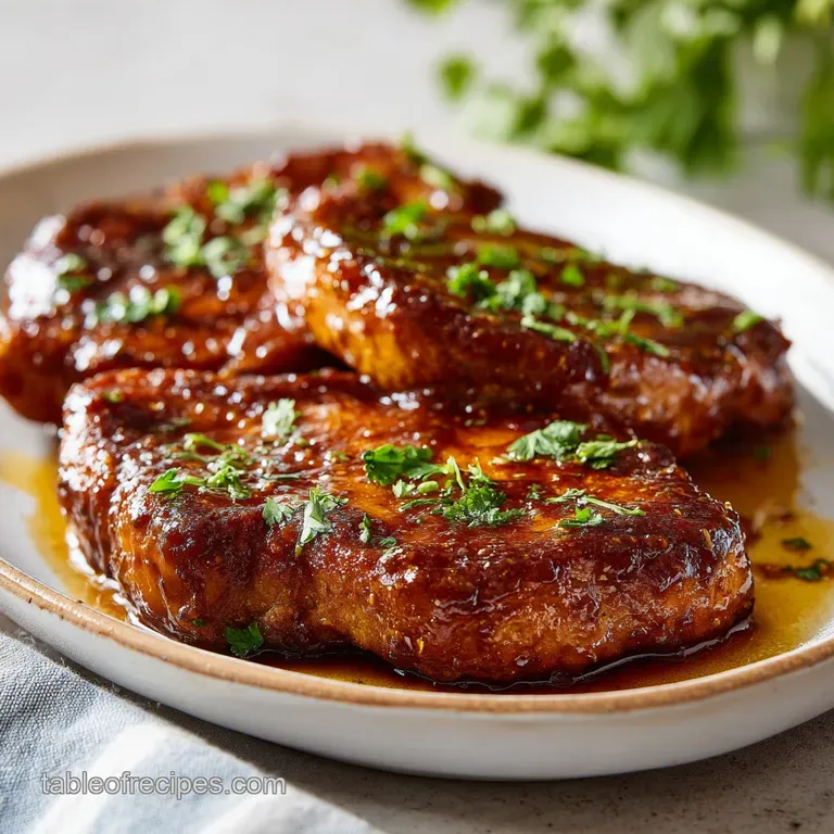 Brown Sugar Pork Chops: Caramelized and Tender