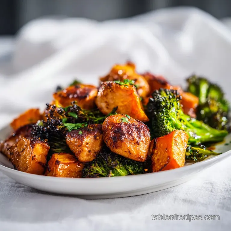 Chicken and Sweet Potato Bowl: High Protein