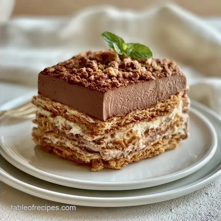 Homemade Chocolate Pudding Ice Cream Cake