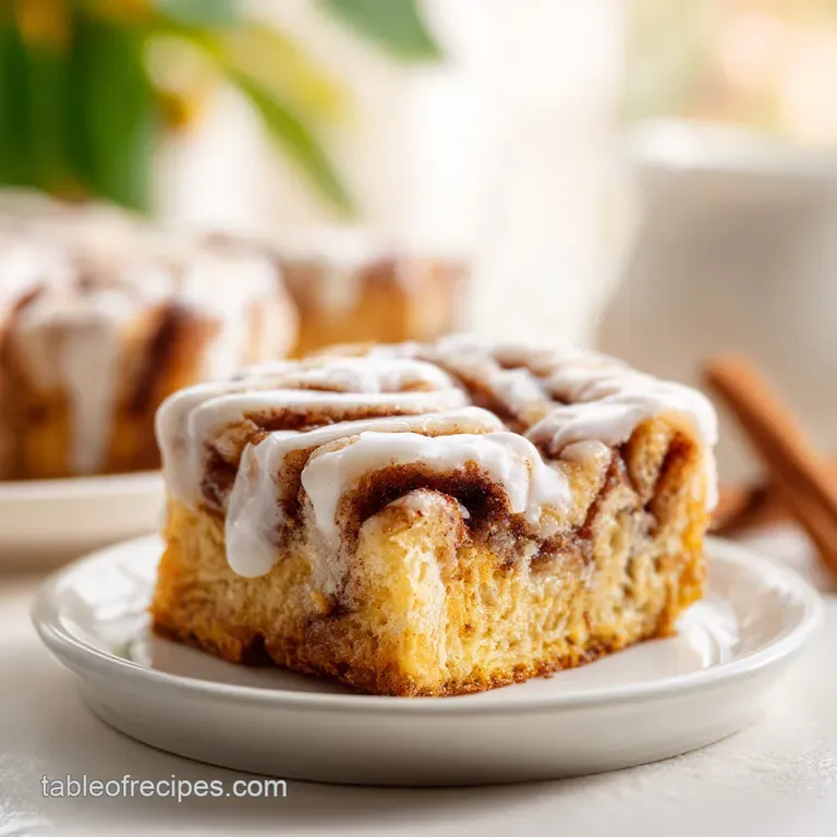 Cinnamon Roll Bliss Bars: Chewy and Silky