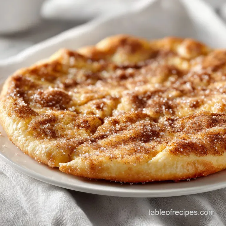 Cinnamon Sugar Crescent Pizza: Buttery and Flaky
