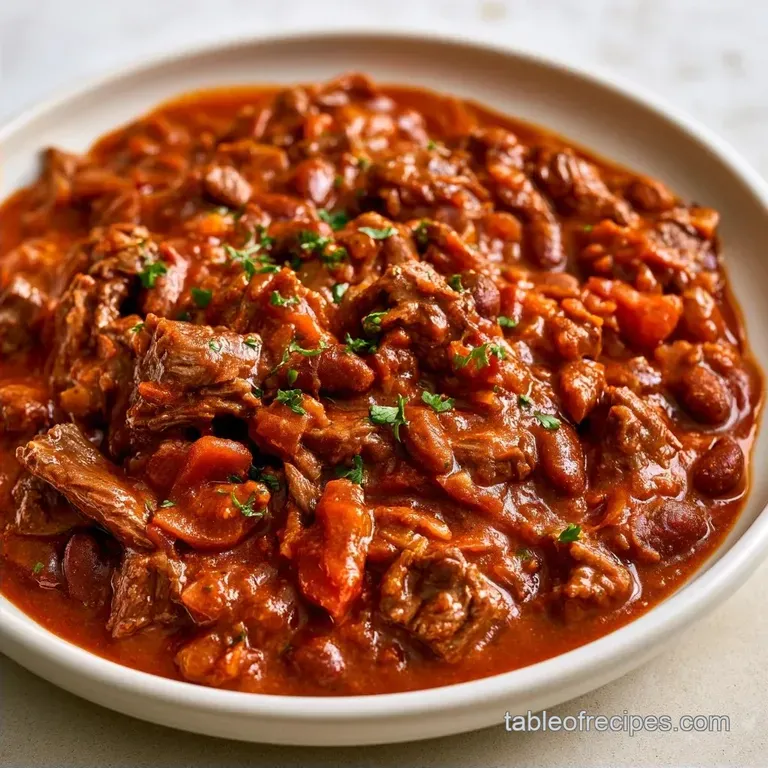 Classic Beef Chili: Slow-Cooked