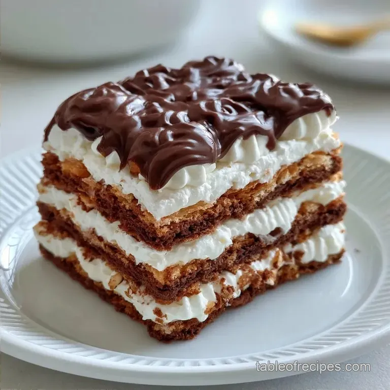 Cream Cheese Ice Cream Sandwich Cake: No-Bake Dessert