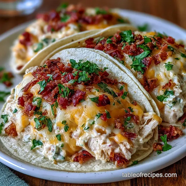 Crack Chicken Tacos: Creamy and Shredded