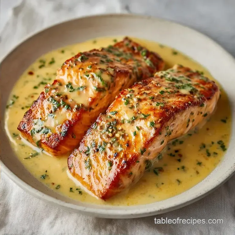 Creamy Salmon Sauce Recipe: Velvety and Rich