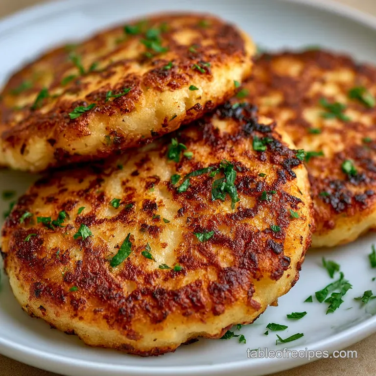 Crispy Potato Cakes: Golden and Creamy