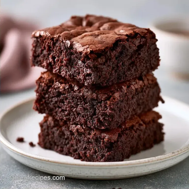 Guilt-Free Double Chocolate Brookies
