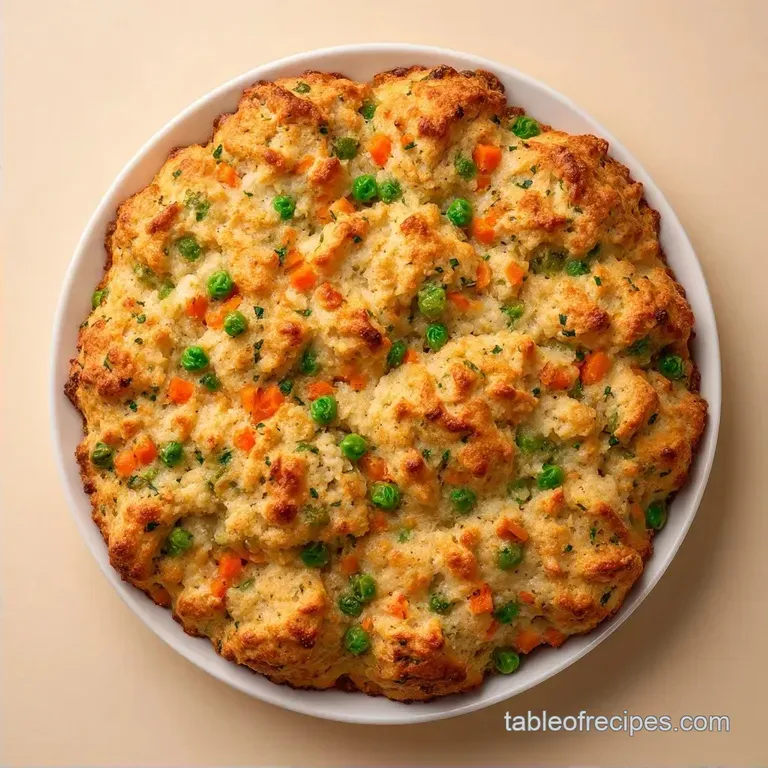 Easy Casserole Dish Cobbler: Savory Chicken and Biscuit