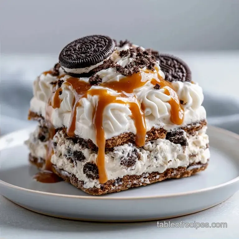 Easy Ice Cream Sandwich Dessert with Oreos