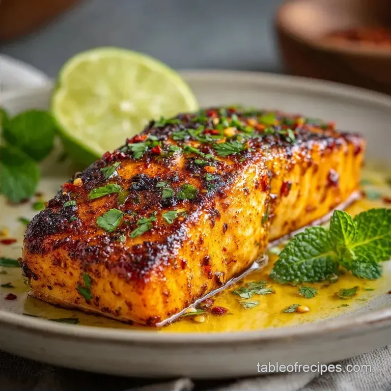 Easy Masala Salmon Recipe: Velvety and Charred