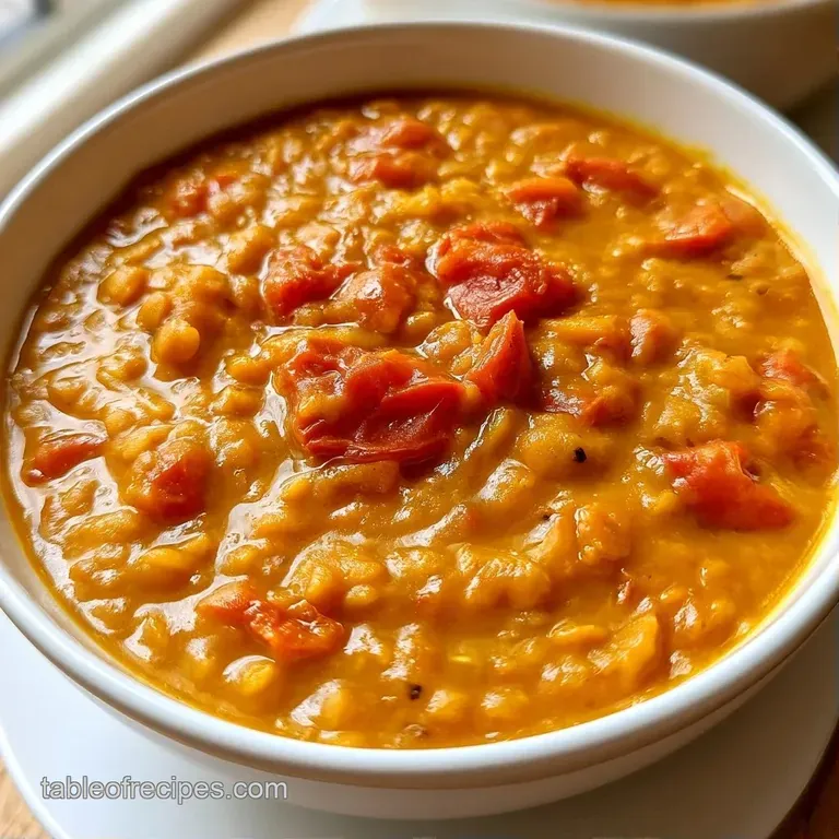 Golden legumes paired with fluffy white rice and a swirl of cool yogurt on a minimalist matte white plate.