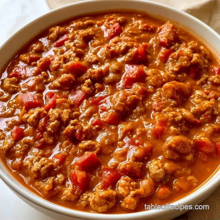 Healthy Pumpkin Chili with Ground Turkey