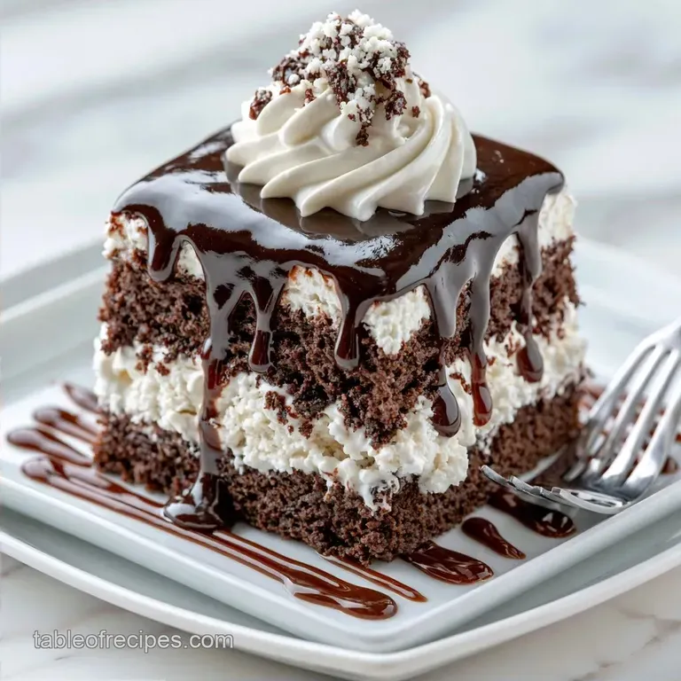 Hot Fudge Chocolate Ice Cream Cake: Freezer-Friendly