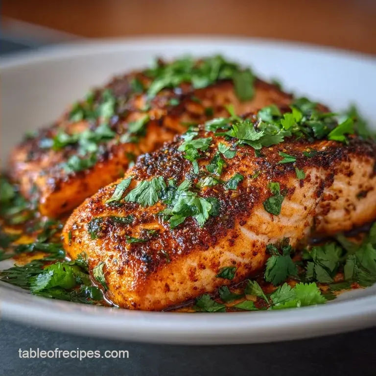 Indian Spiced Salmon Fillet: Crispy and Velvety