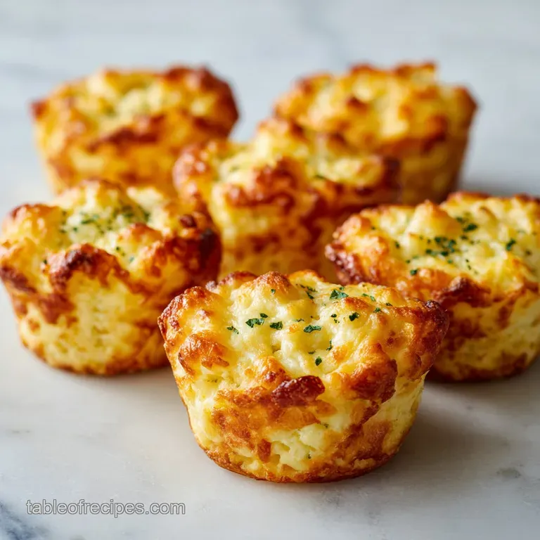 Cheesy Mashed Potato Muffins: Golden and Crispy