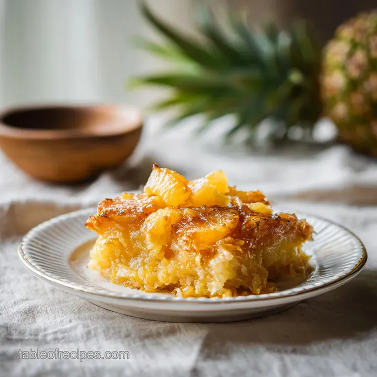 Old Fashioned Pineapple Casserole: Sweet and Savory