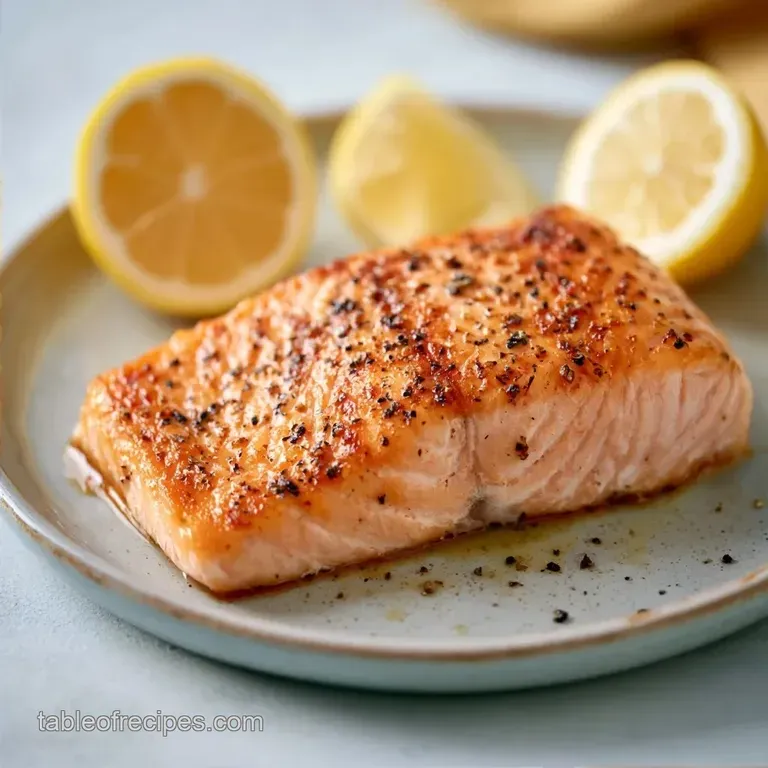 Olive Oil Seared Salmon: Crispy and Tender
