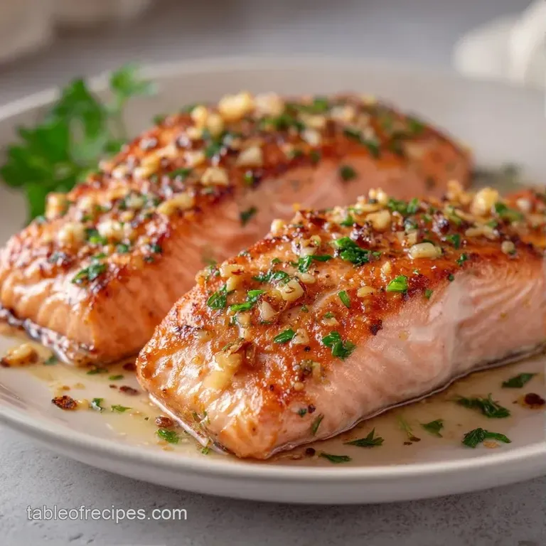 Flaky pink fish fillet perched atop a bed of saut&eacute;ed spinach with a drizzle of lemon butter and fresh herbs.
