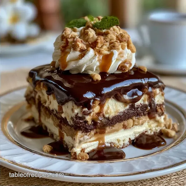 Peanut Butter Chocolate Ice Cream Cake in 6 Hours