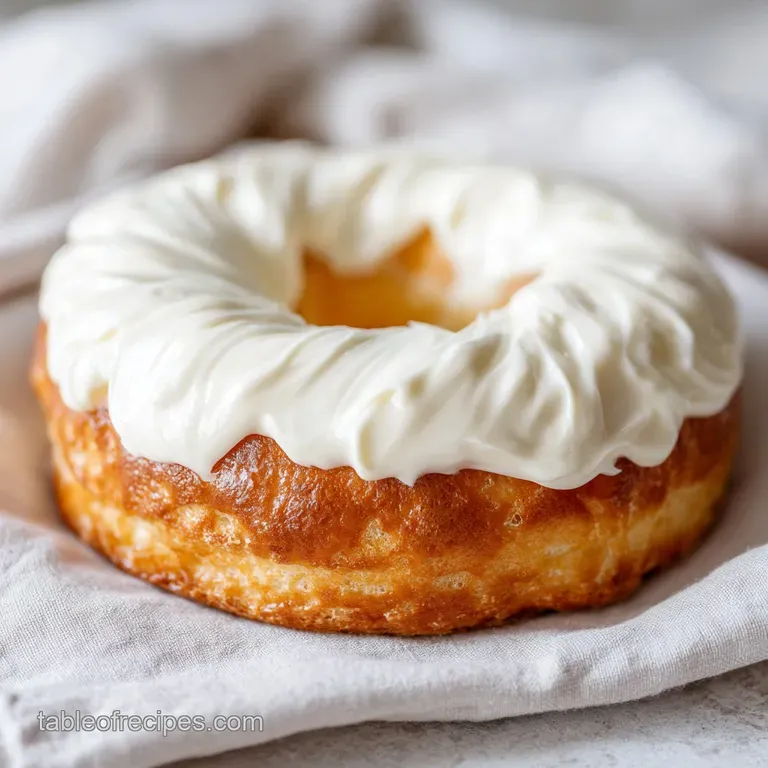 A slice of fluffy cake with creamy filling on a white plate, dusted with colorful sprinkles and a drizzle of glaze.