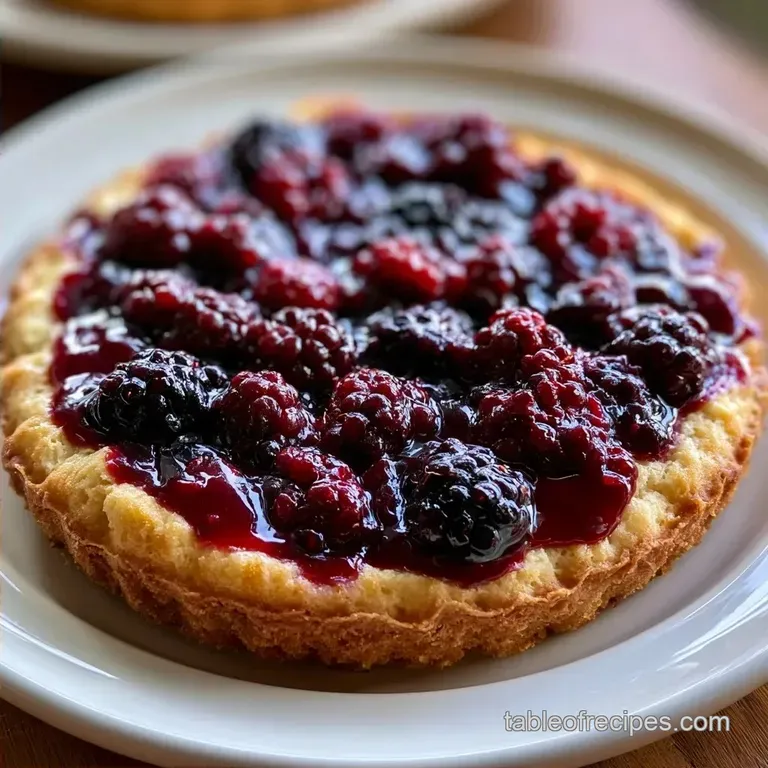 Deep South Blackberry Cobbler with Cinnamon