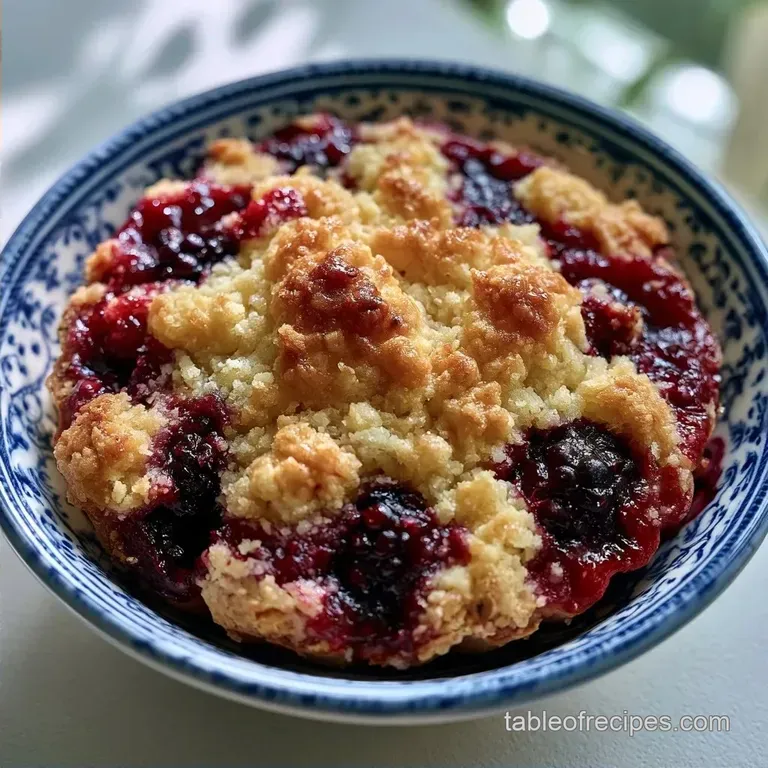 Grandma s Southern Blackberry Cobbler: Golden and Jammy