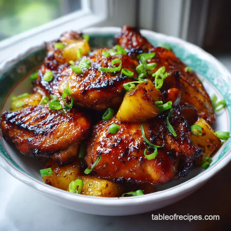 Sweet Hawaiian Crockpot Chicken Recipe: Tender and Glazed