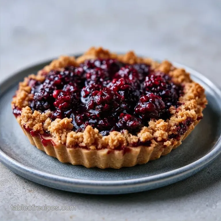 Thawed Blackberry Cobbler: Golden Crust