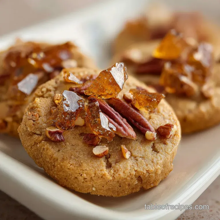 Toffee Pecan Cookies: Brown Butter and Chewy