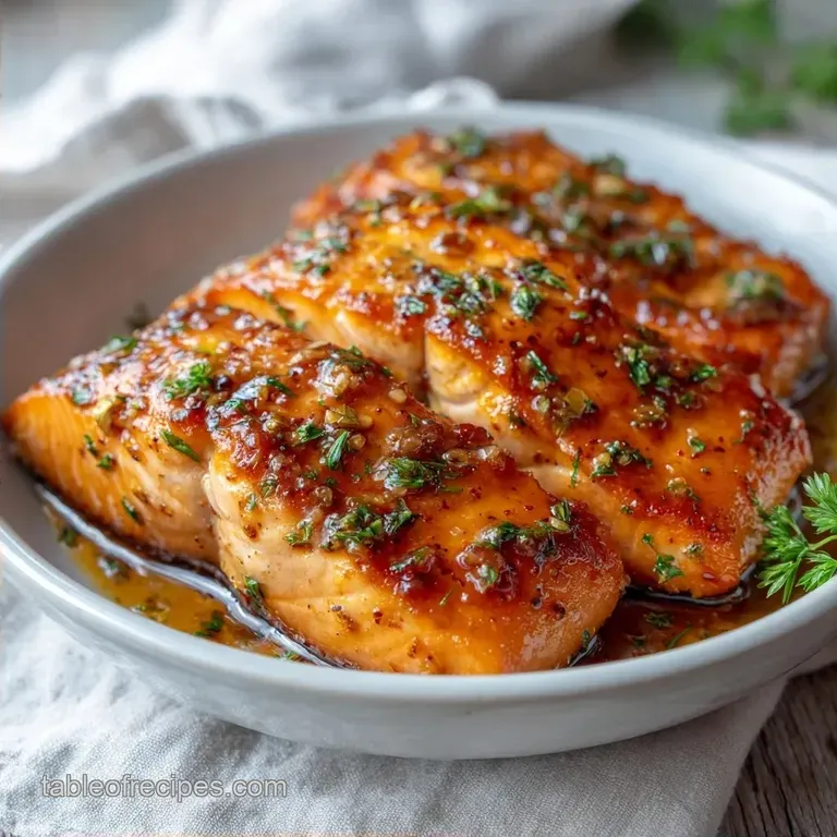 Top Rated Baked Salmon: Honey Butter Glazed