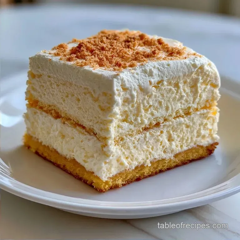 Creamy Vanilla Pudding Ice Cream Cake
