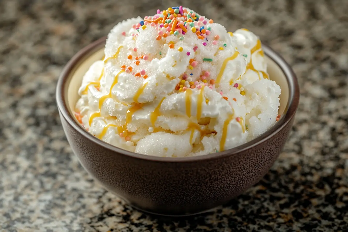 Classic snow cream recipe