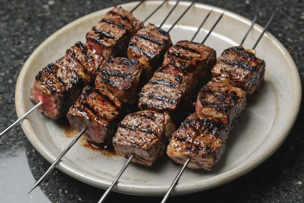 Grilled Steak Bites Recipe